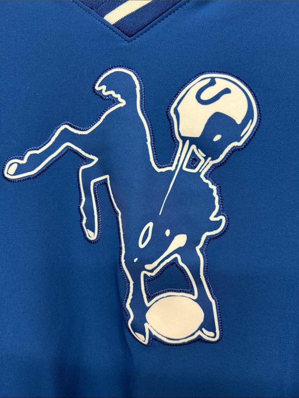 Nike Blue and White NFL Indiana Colts small pullover royal kicking colt - Picture 3 of 7